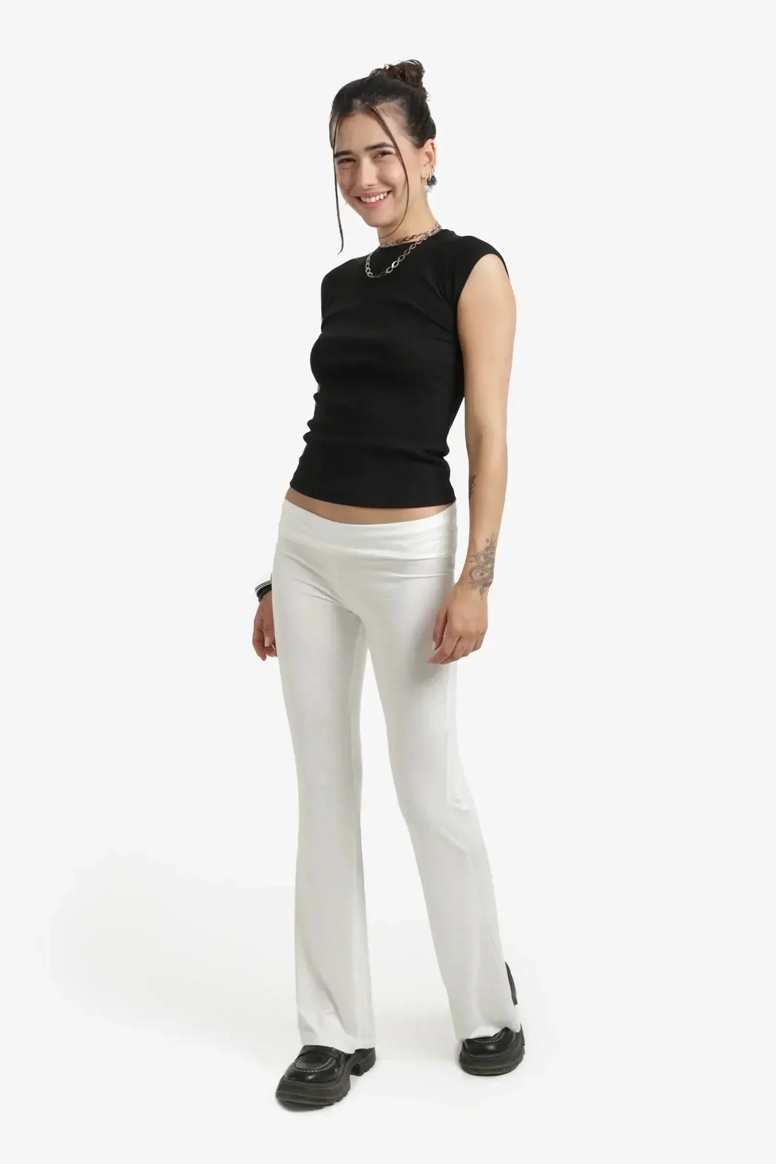 Carina - Ribbed Cap Sleeves Top 13
