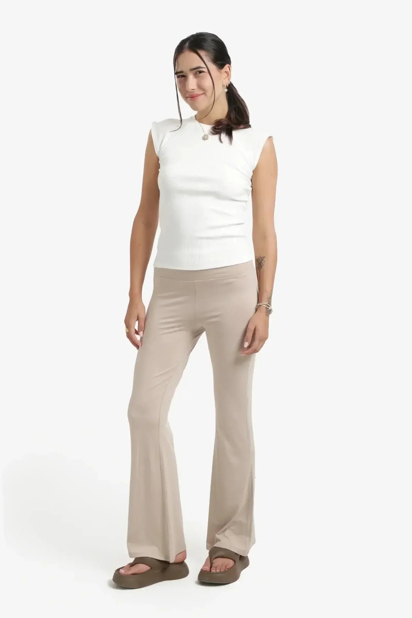 Carina - Ribbed Cap Sleeves Top 15