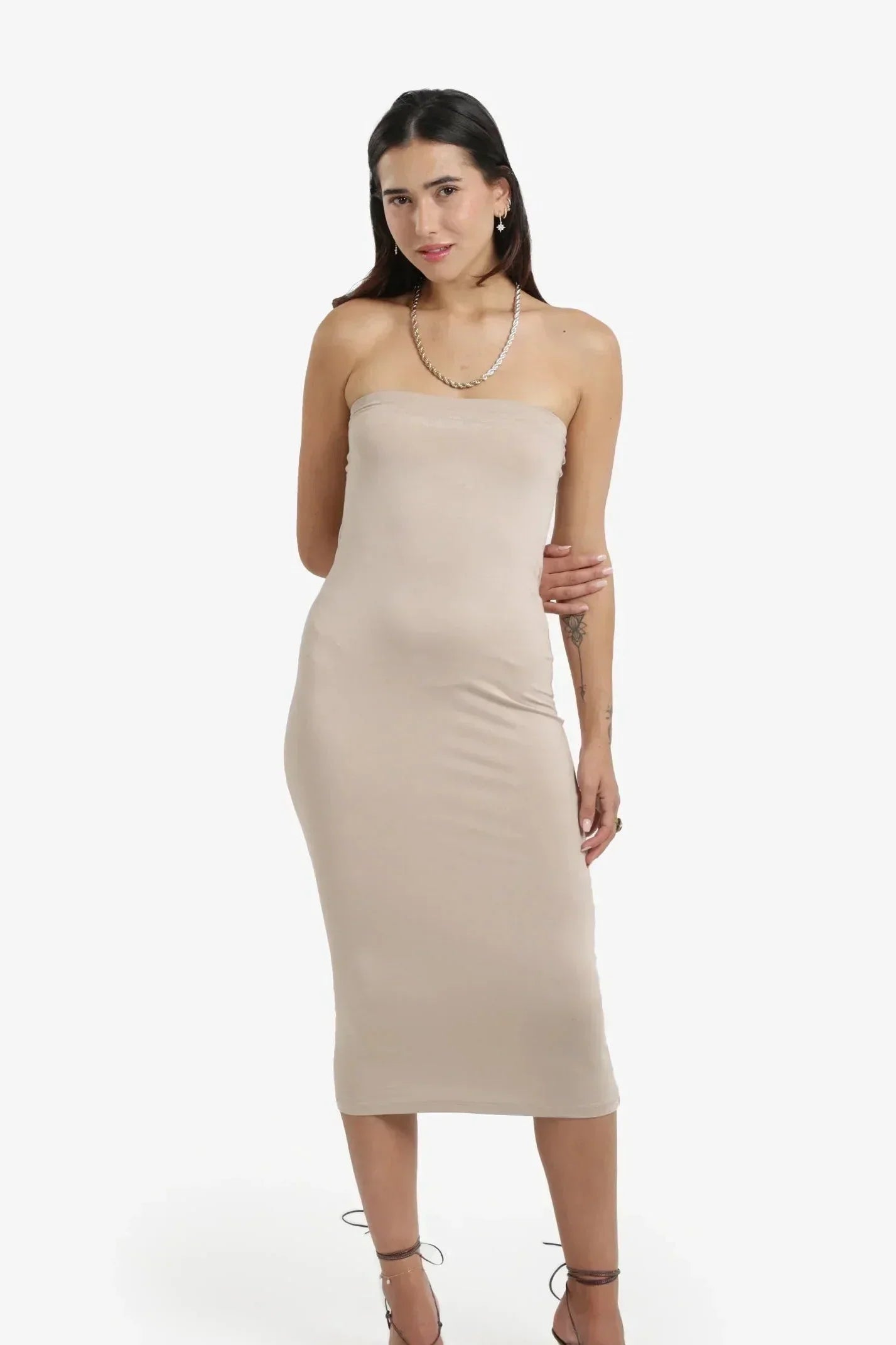 Carina - Strapless Slim Dress 9