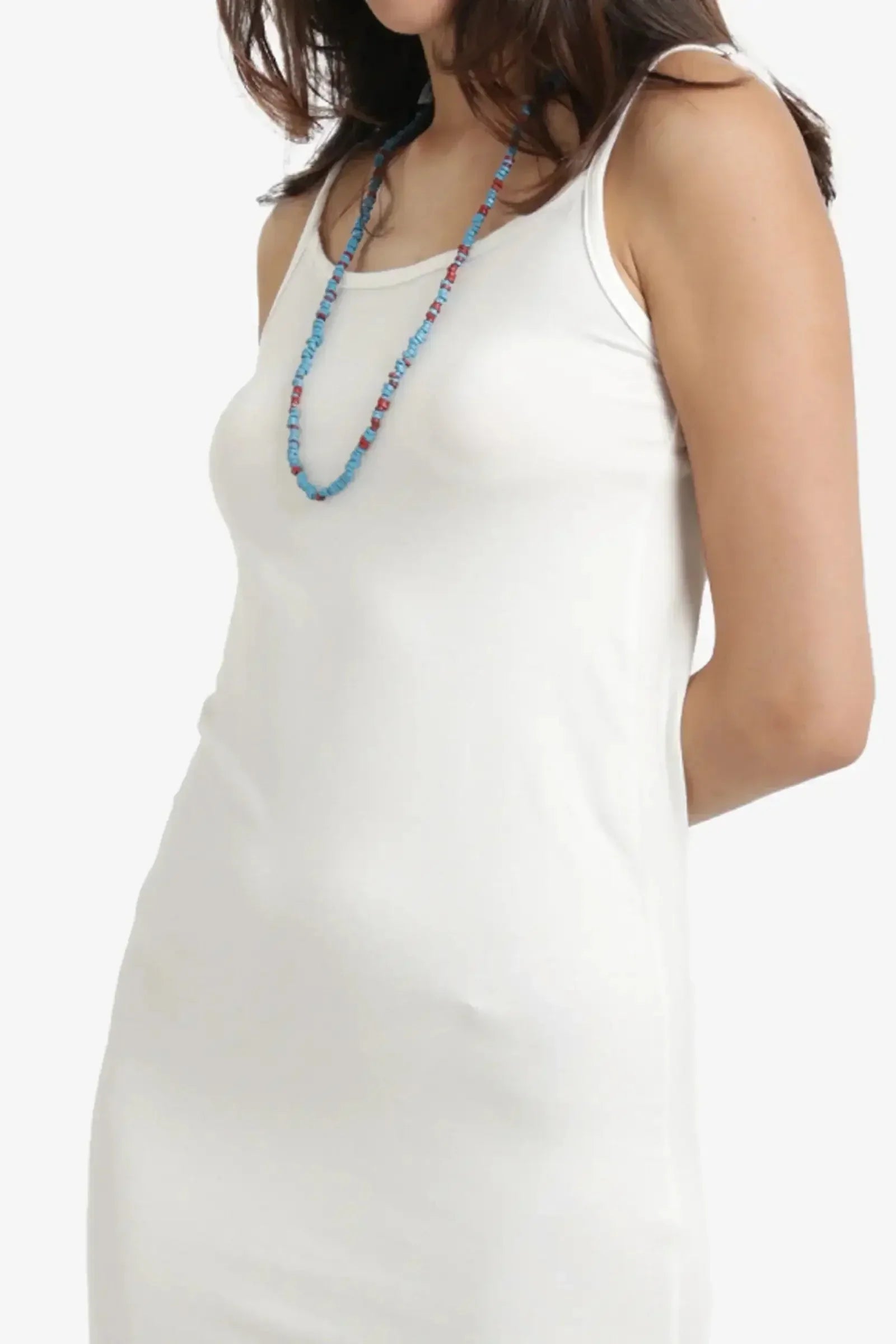 Carina - Plain Slim Fit Midi Dress 12