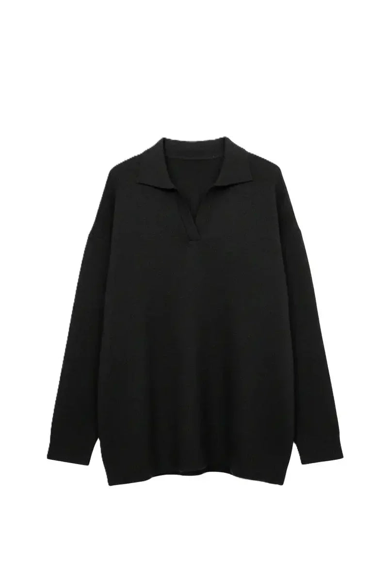 Carina - Relaxed Fit Side-Slit Pullover 15