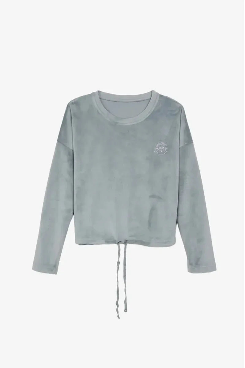 Carina - Embroidered Logo Pyjama Set 14