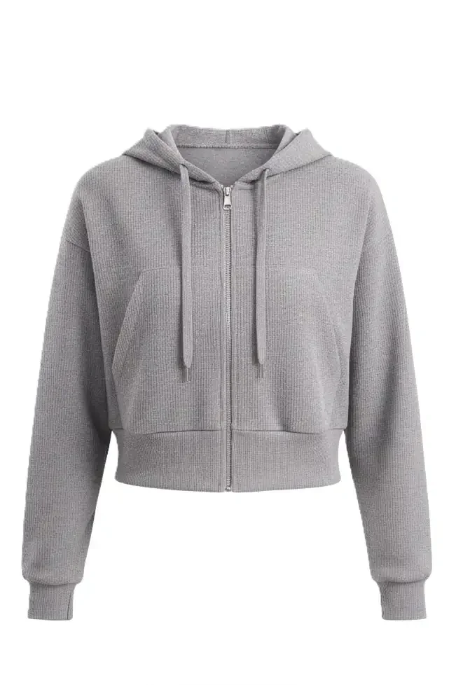 Carina - Hooded Ribbed Lounge Sweatshirt 11