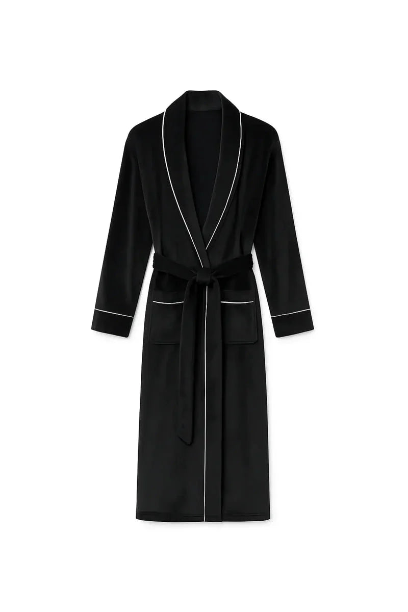 Carina - Velvet Relaxed Midi Robe 9
