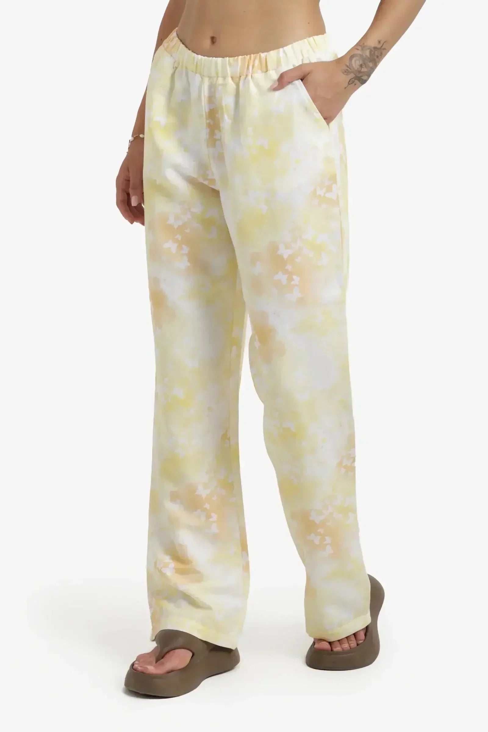 Carina - Self Pattern Beach Pants 2
