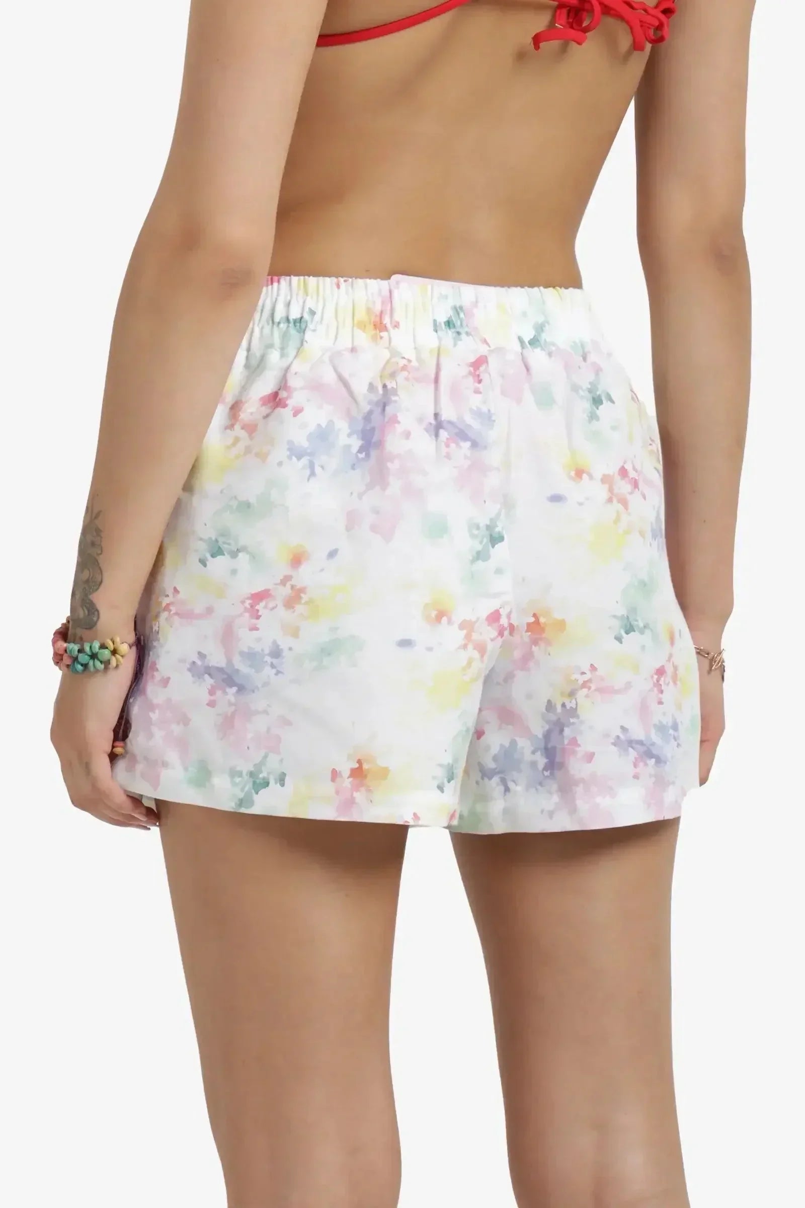 Carina - Colored Printed Beach Shorts 3