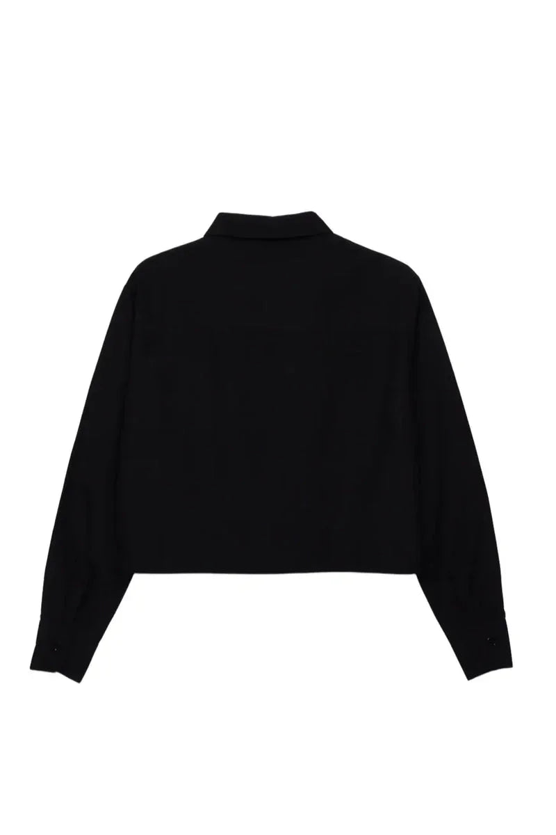 Cropped Button-Up Shirt - Carina 14