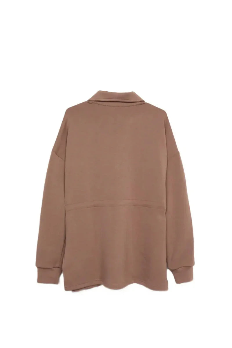 Carina - Half Zip-Up Lounge Sweatshirt 14