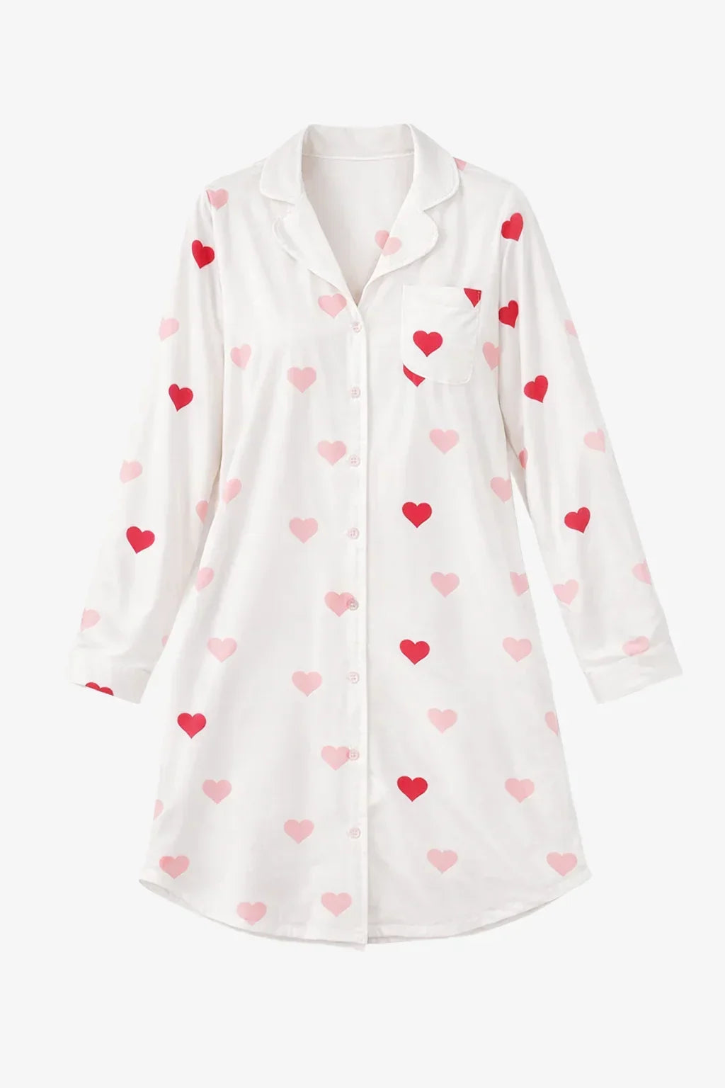 Carina - Hearts Print Nightgown 5