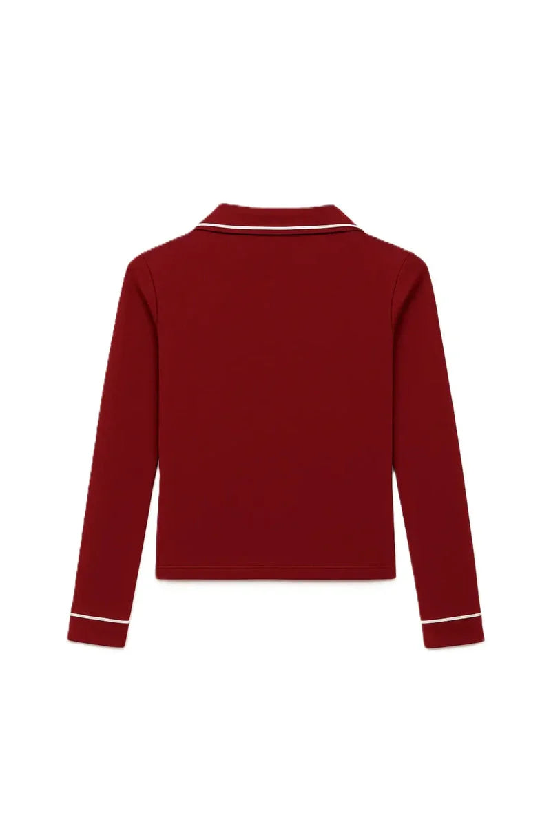 Carina - V-Collared Neck Top 13