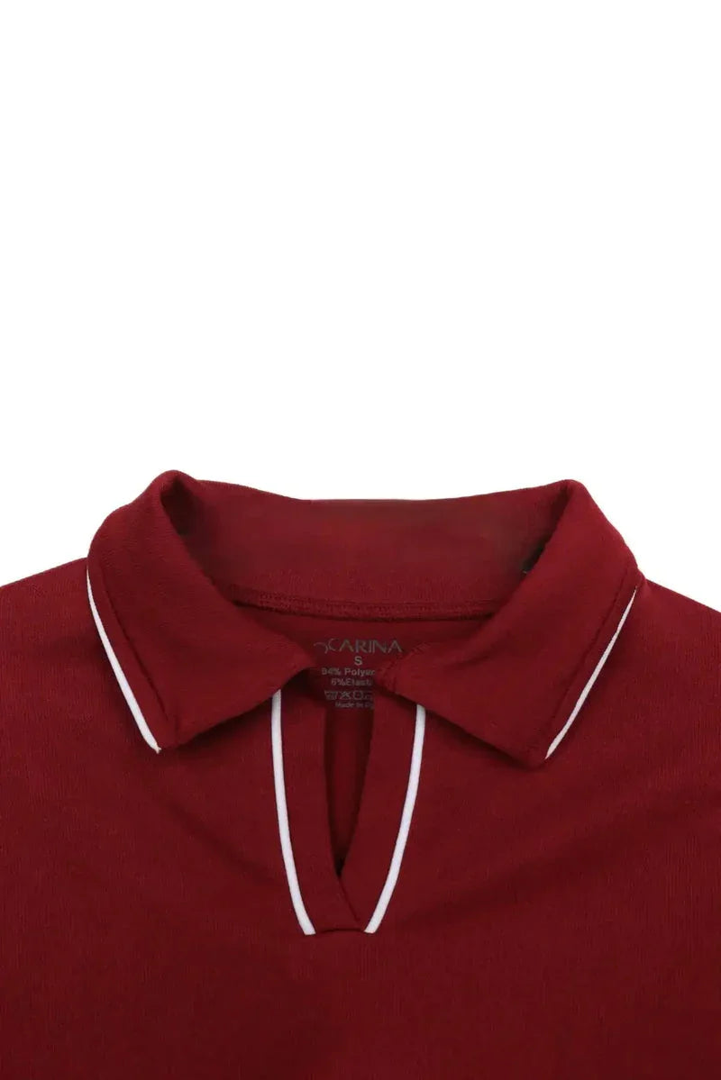 Carina - V-Collared Neck Top 14