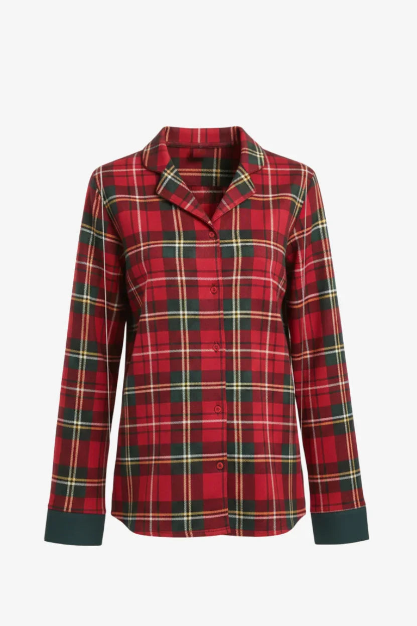 Carina - Checkered Christmas Pyjama Set 5