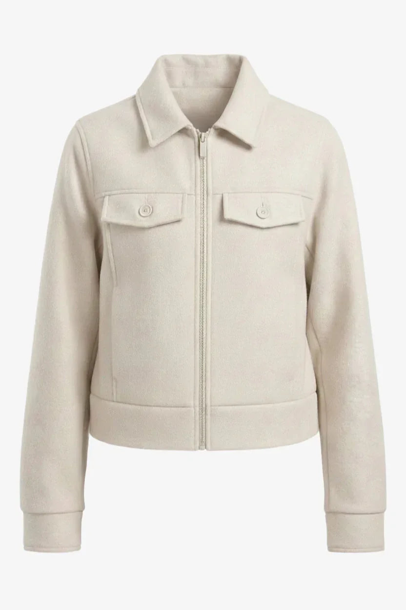 Carina - Flap Pocket Cropped Jacket 7