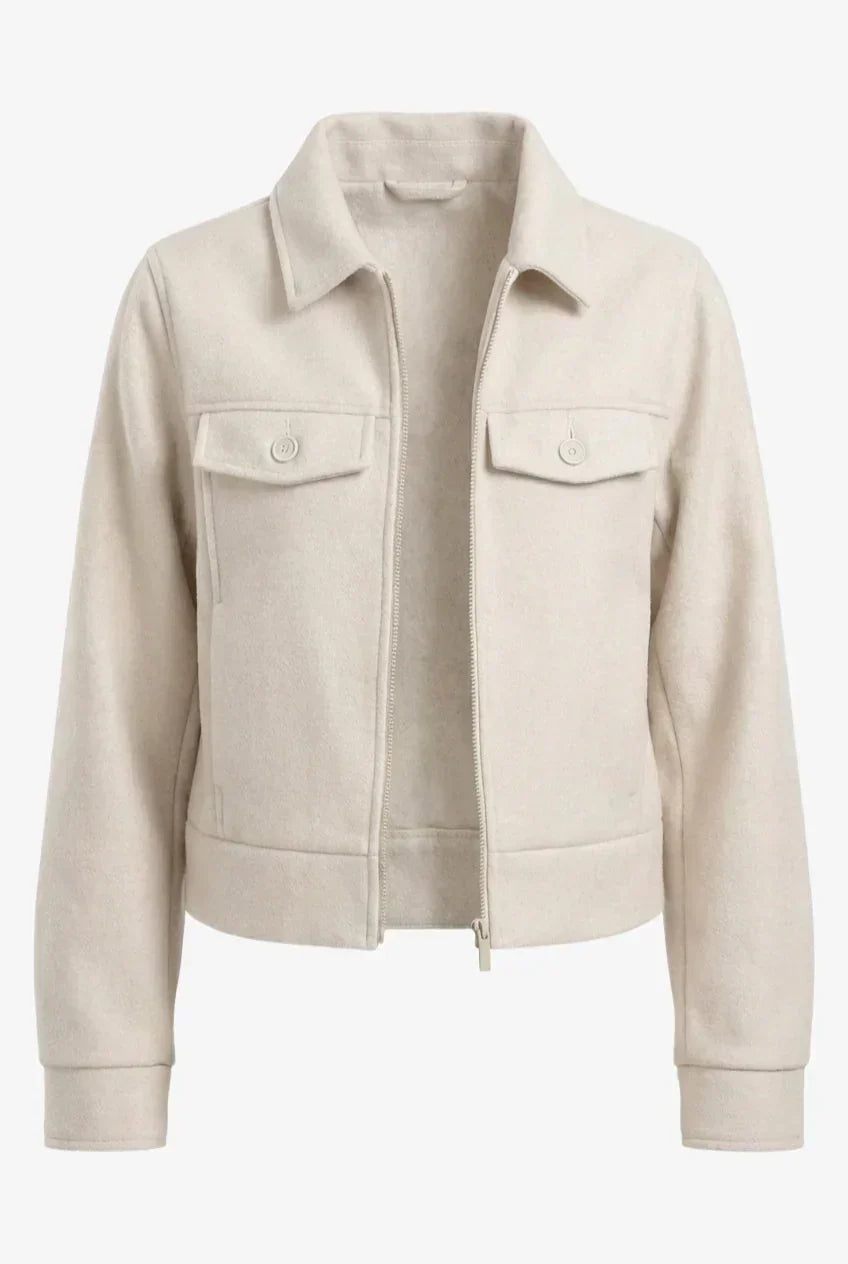 Carina - Flap Pocket Cropped Jacket 8