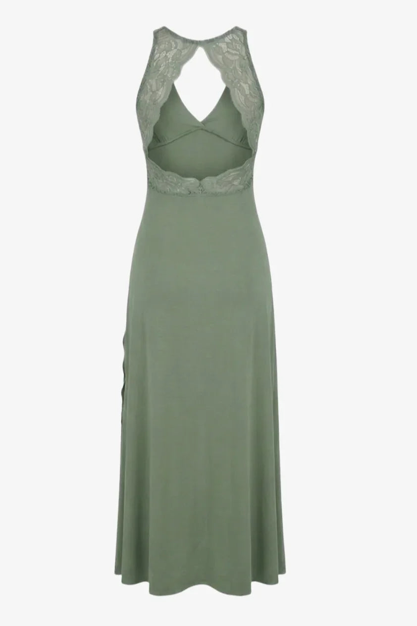 Side-Slit Midi Nightgown - Carina 8