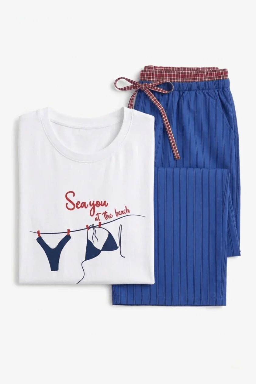 Sea You Pyjama Set - Carina - Babazzaro