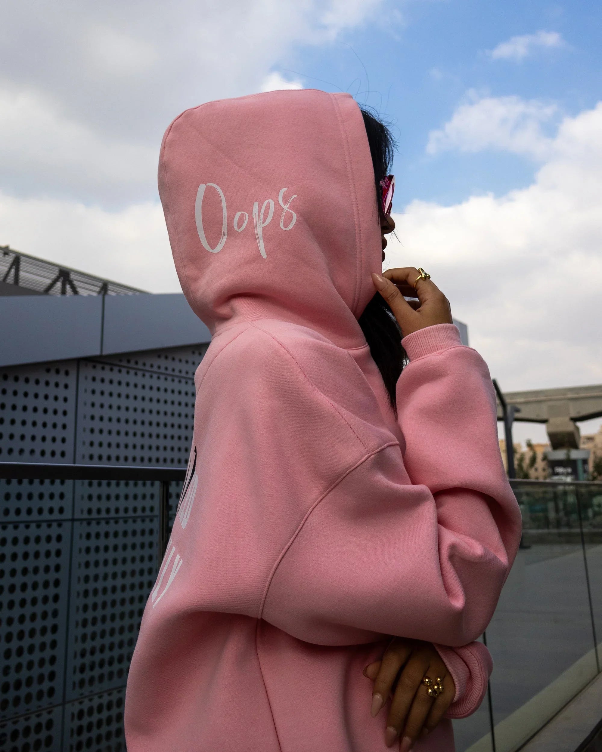 NAS Trends - Successfully Unisex Oversized Hoodie - Rose 3