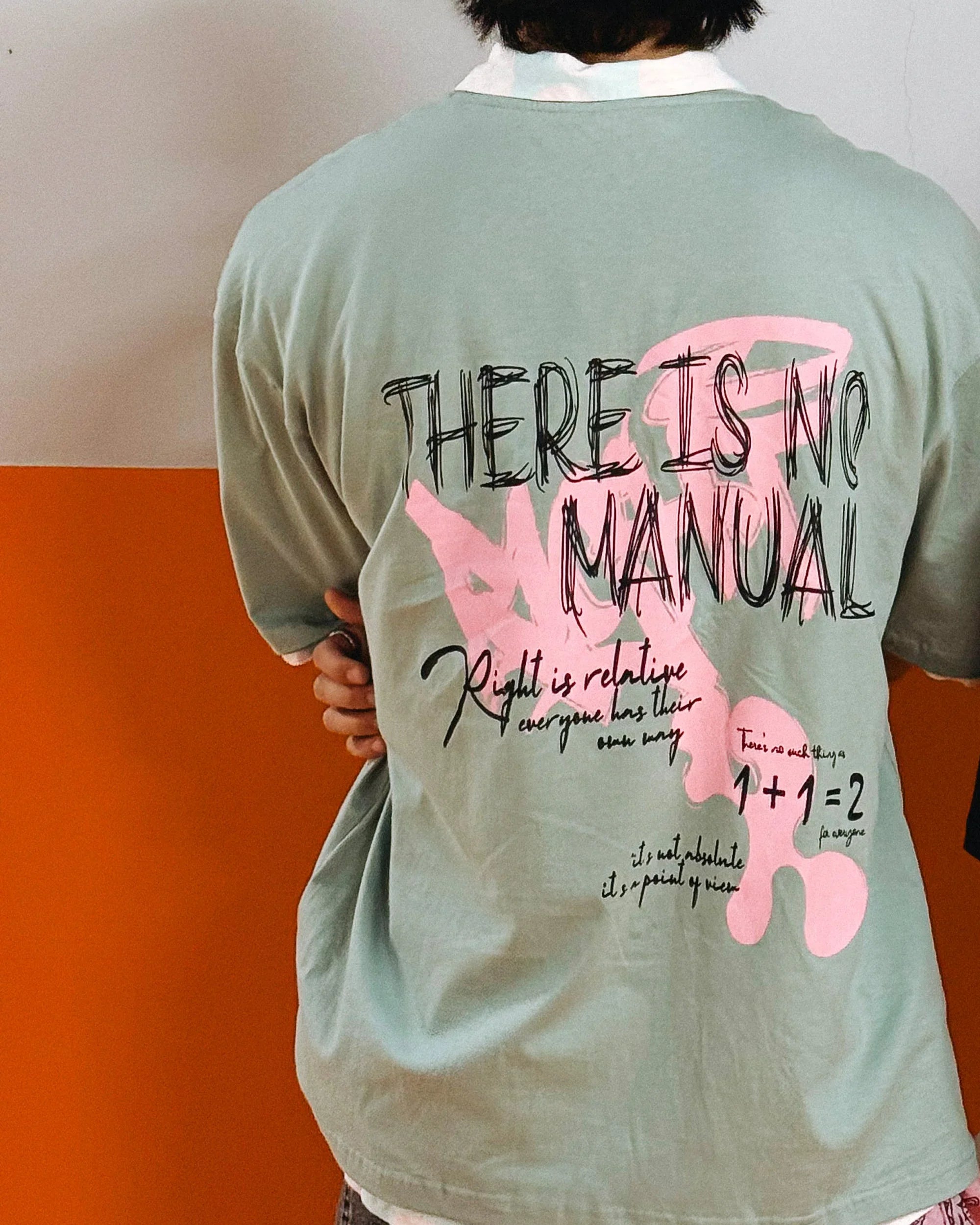 NAS Trends - Right Men Oversized SS T-Shirt - Pistachio 1