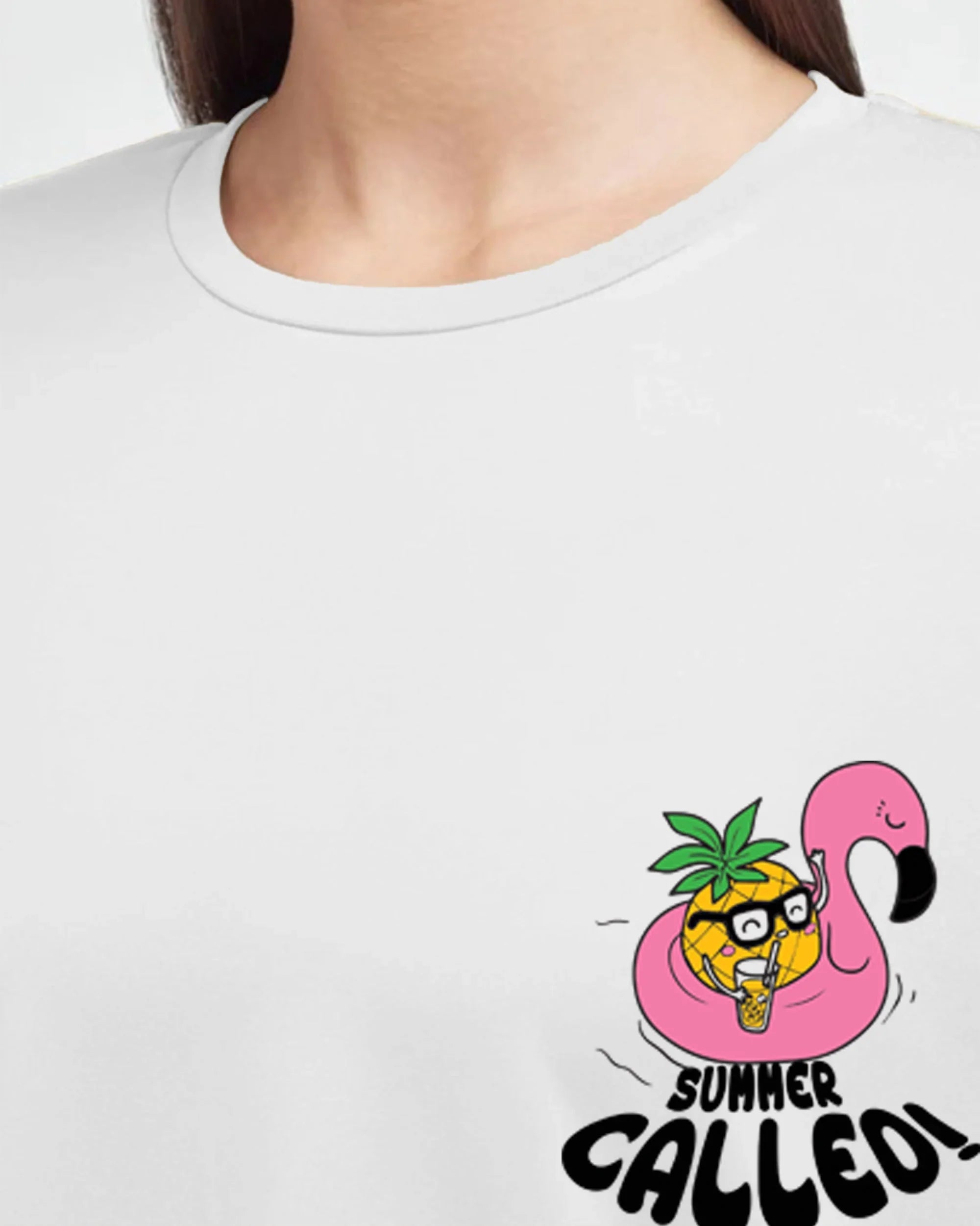 Happy News Women Oversized SS T-Shirt - Off White - NAS Trends 3