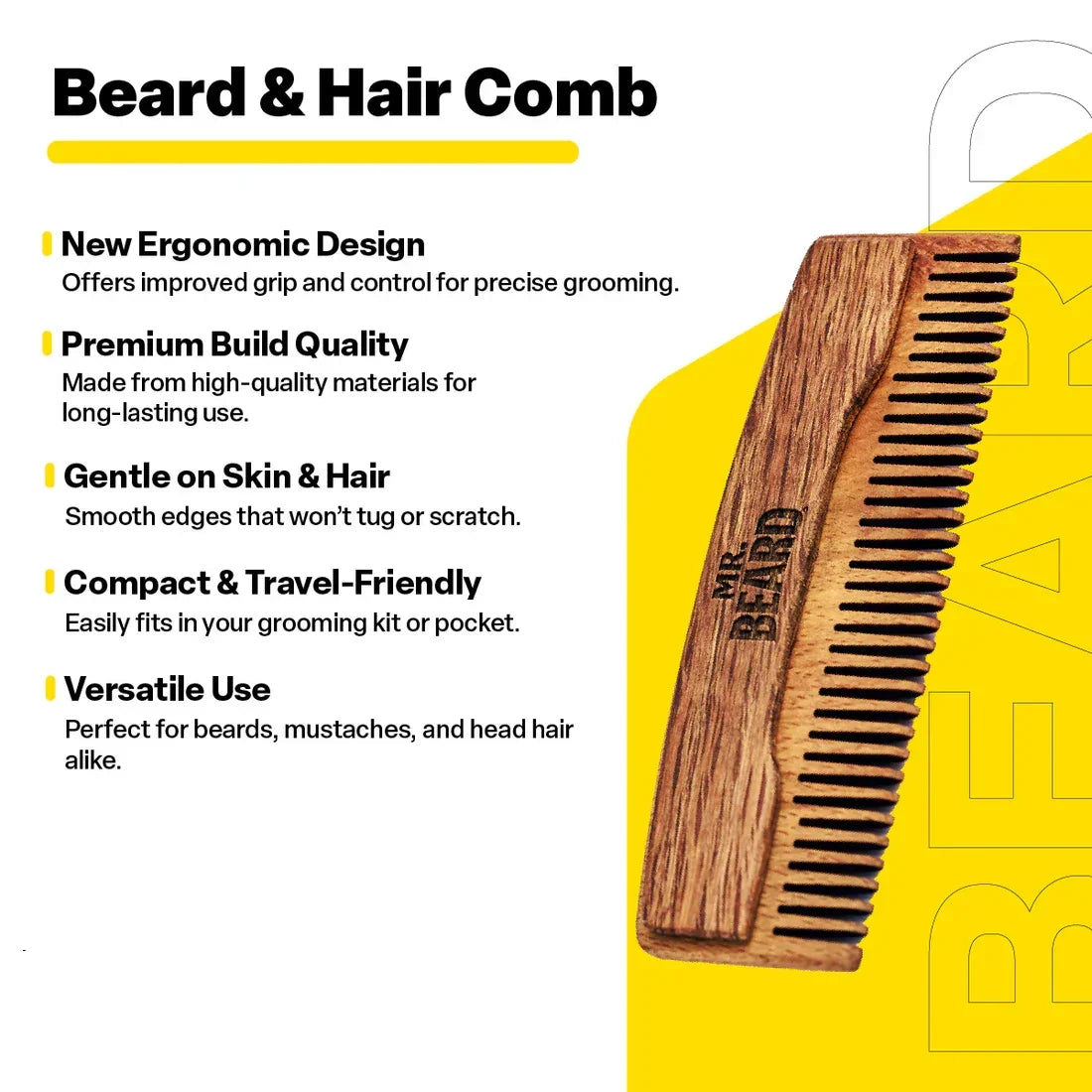Mr. Beard - Beard & Hair Comb 2