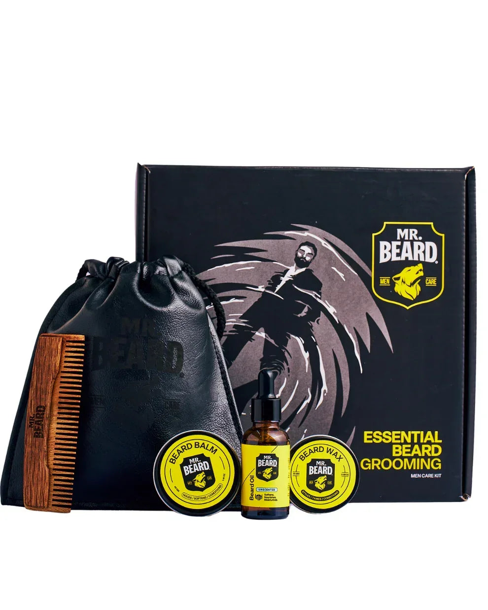 Mr. Beard - Essential Beard Kit - Unscented 1