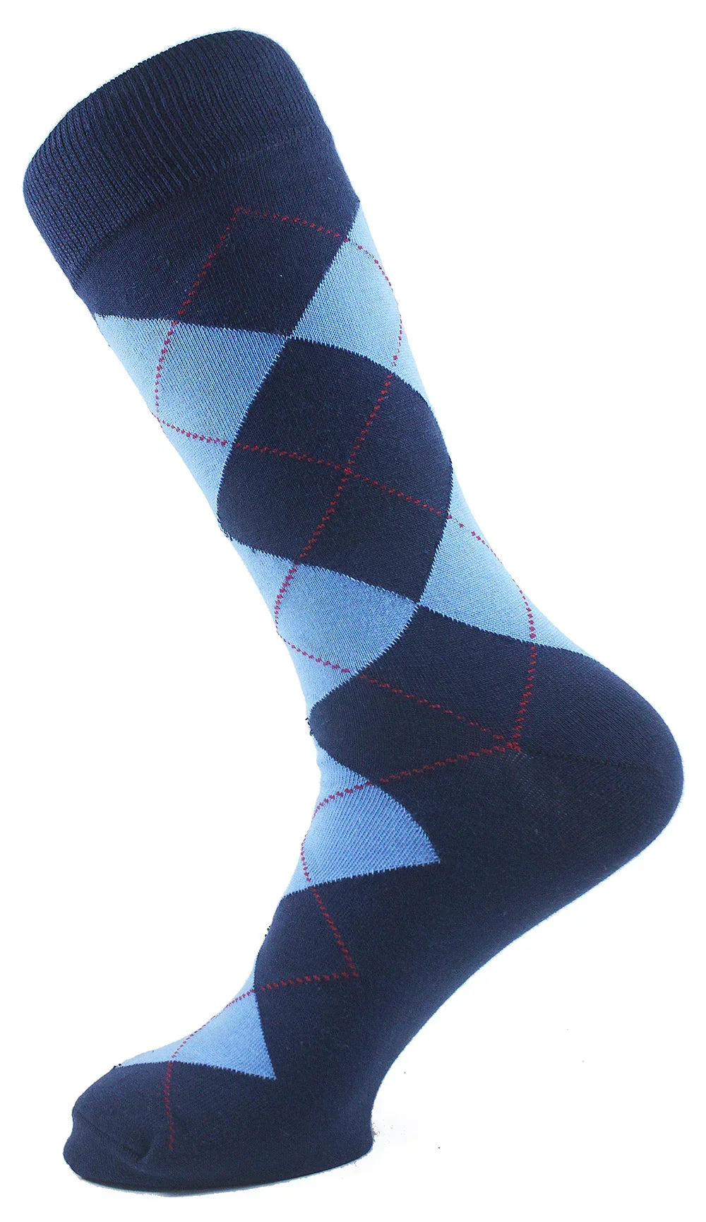 Men Set Of 6 Classic Argyle Socks Multicolour - Sam Socks - Babazzaro