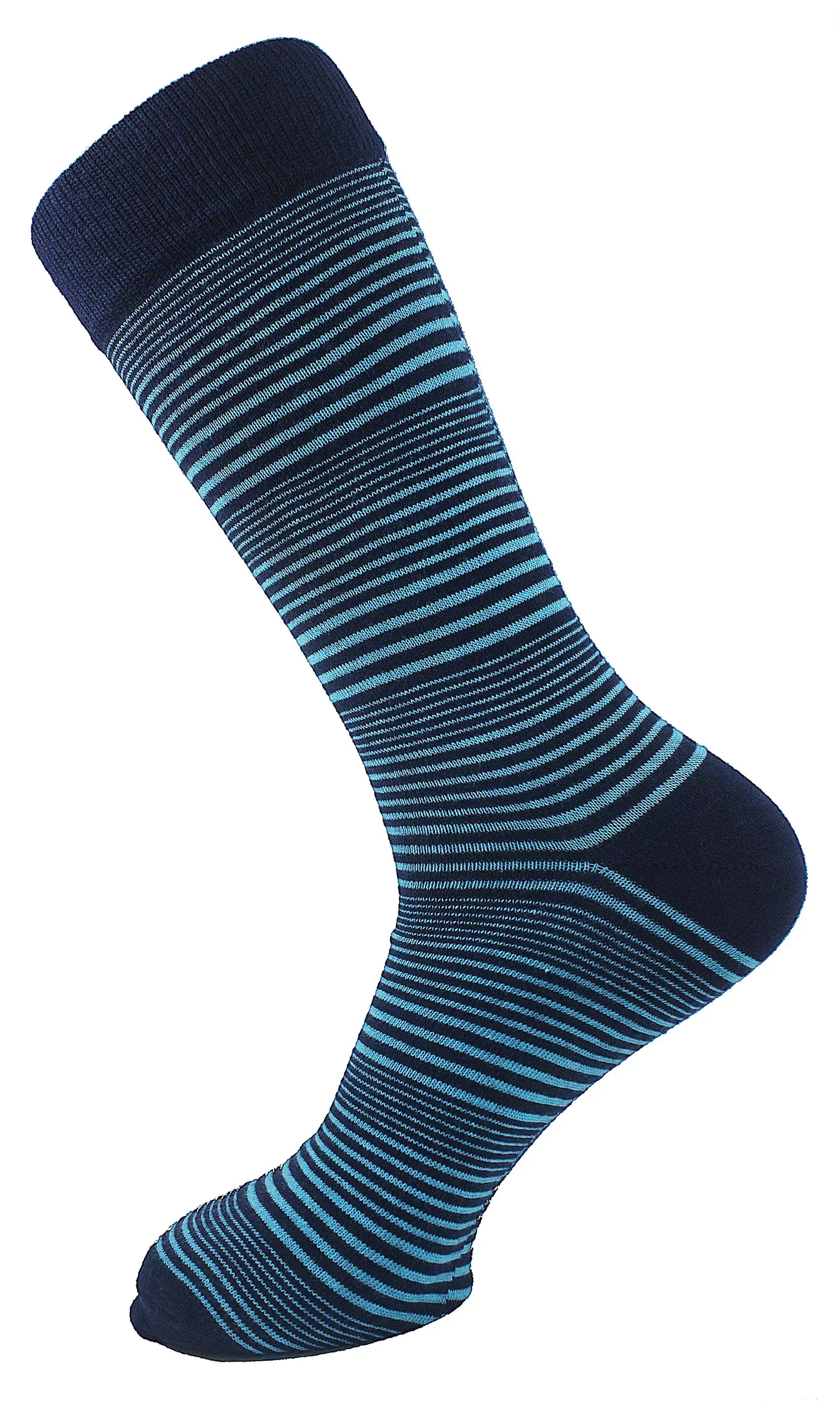 Men Set Of 6 Classic Stripped Socks Multicolour - Sam Socks - Babazzaro