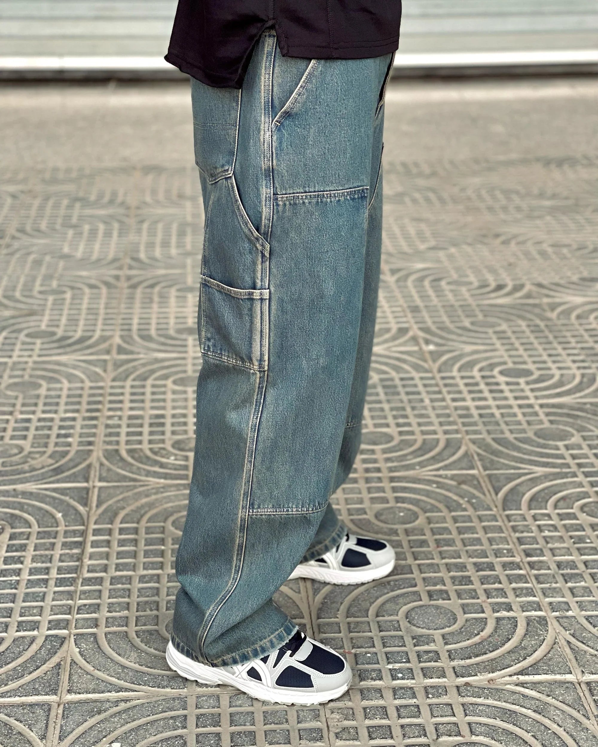 Carpenter Denim Pant - Dirty Grey - NAS Trends 5