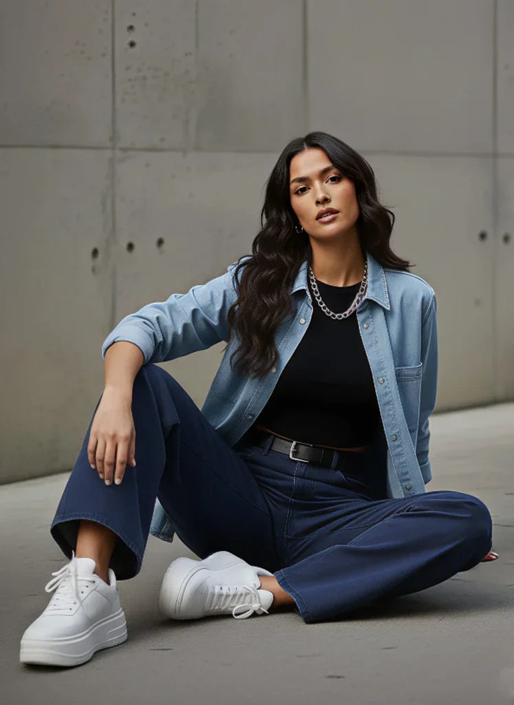 Unisex Jeans Shirts - Light Blue - NAS Trends 2