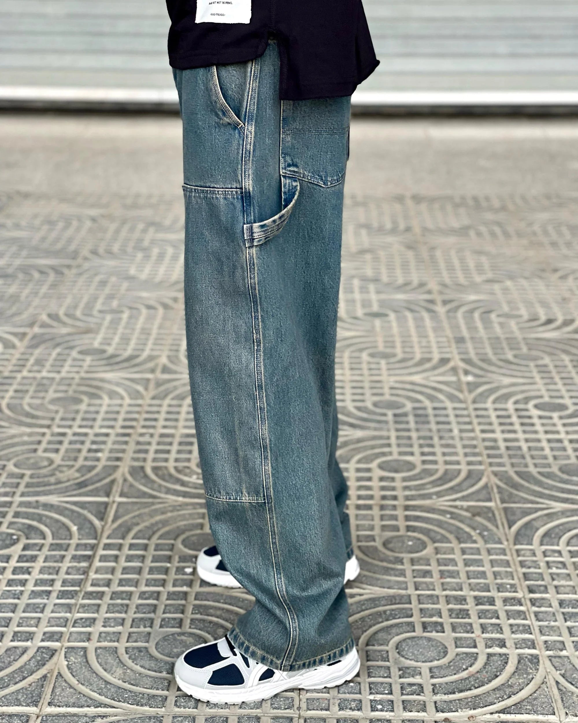 NAS Trends - Carpenter Denim Pant - Dirty Grey 5