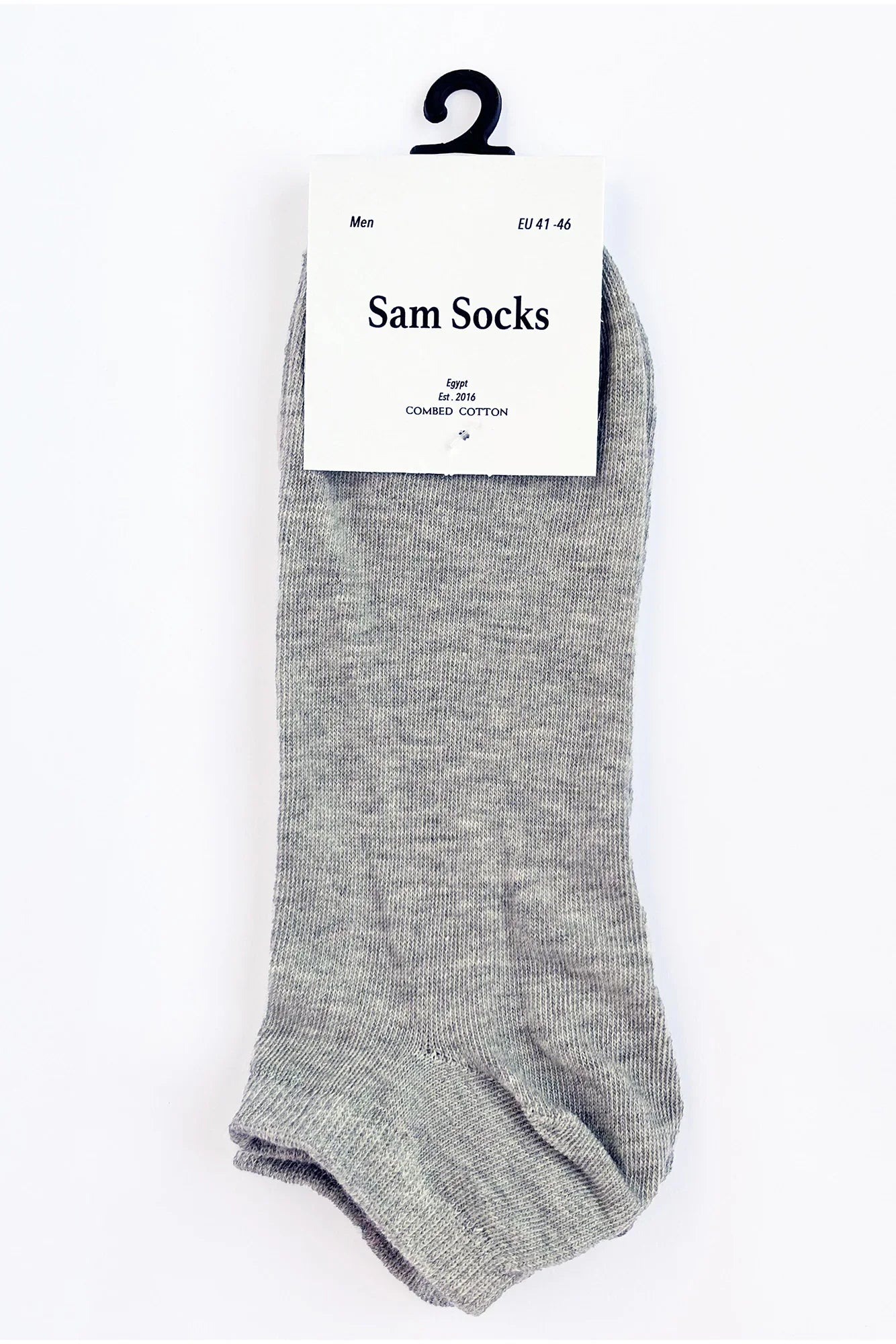 Sam Socks - Men Set Of 5 Ankle Plain Socks 3L.Grey-2D.Grey 4