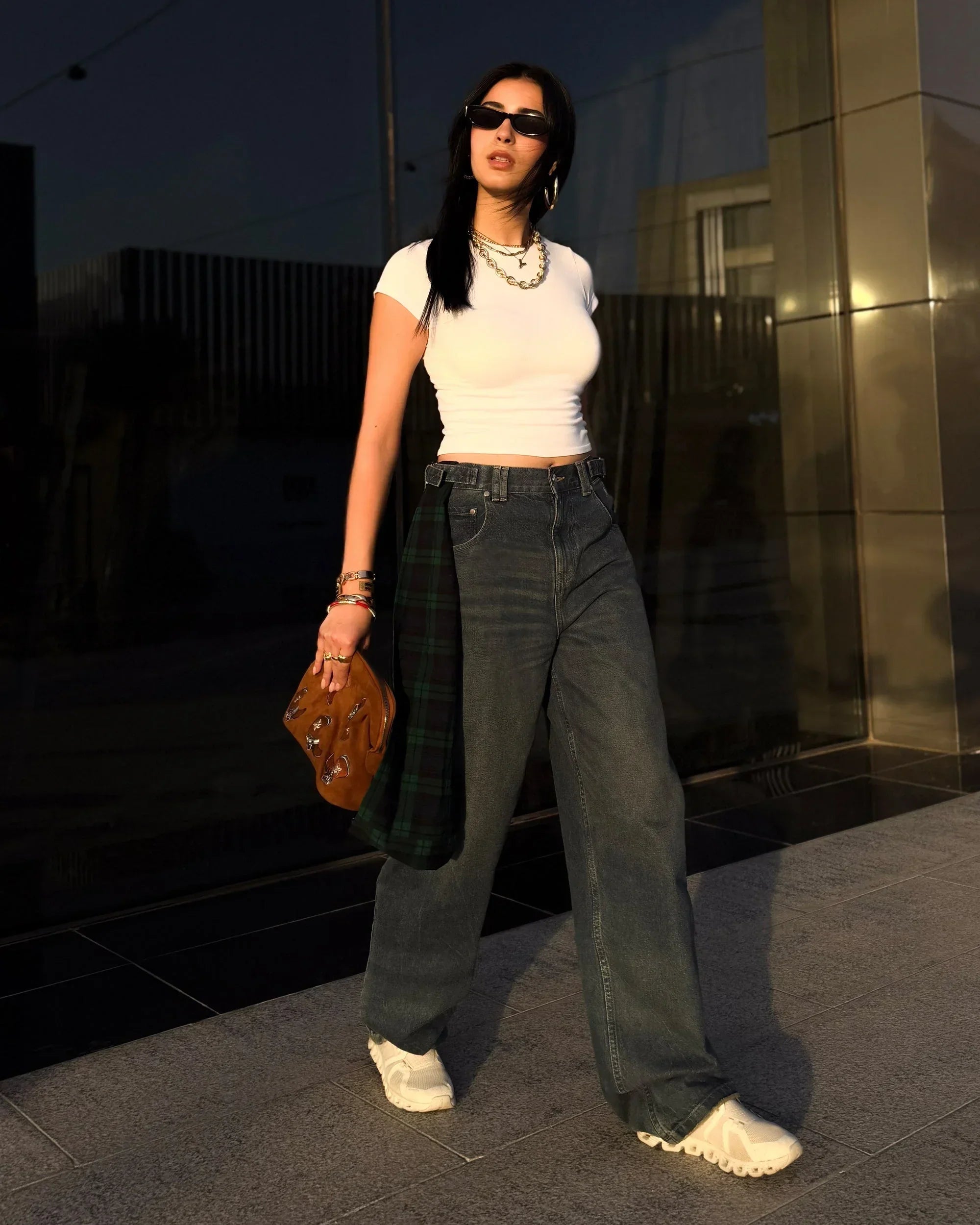 Women Baggy Pant - Dirty Grey - NAS Trends - Babazzaro