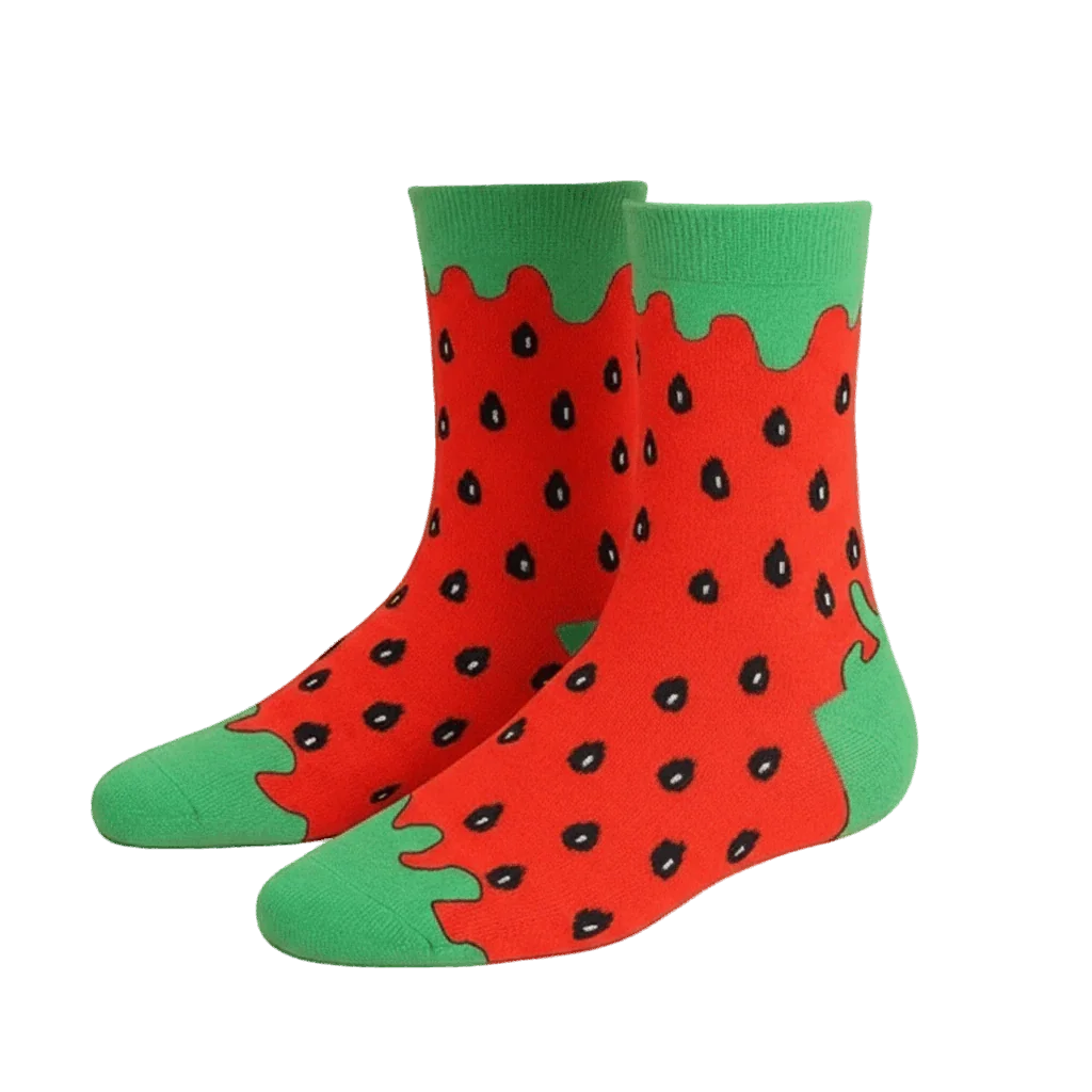 Comedy Socks - Watermelon Pattern 🍉 1
