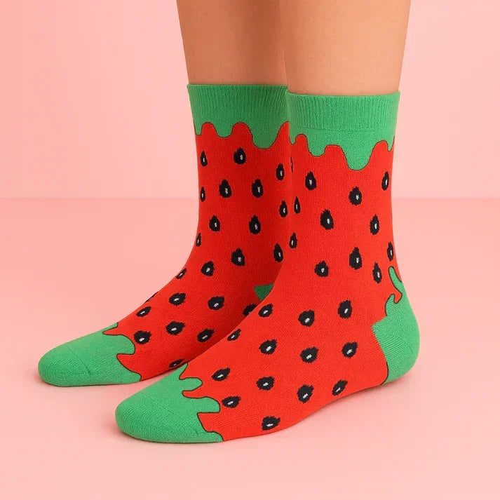 Watermelon Pattern 🍉 - Comedy Socks - Babazzaro