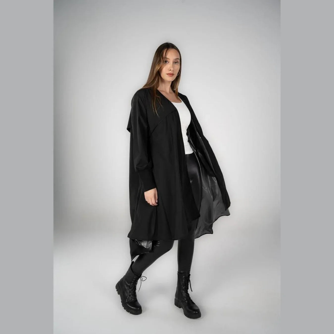 A_Squared_Y - long water proof cardigan 7