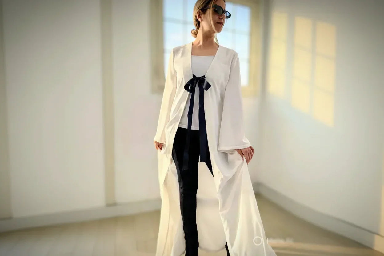 Reehan - Bow-tie Kaftan/cardigan 1