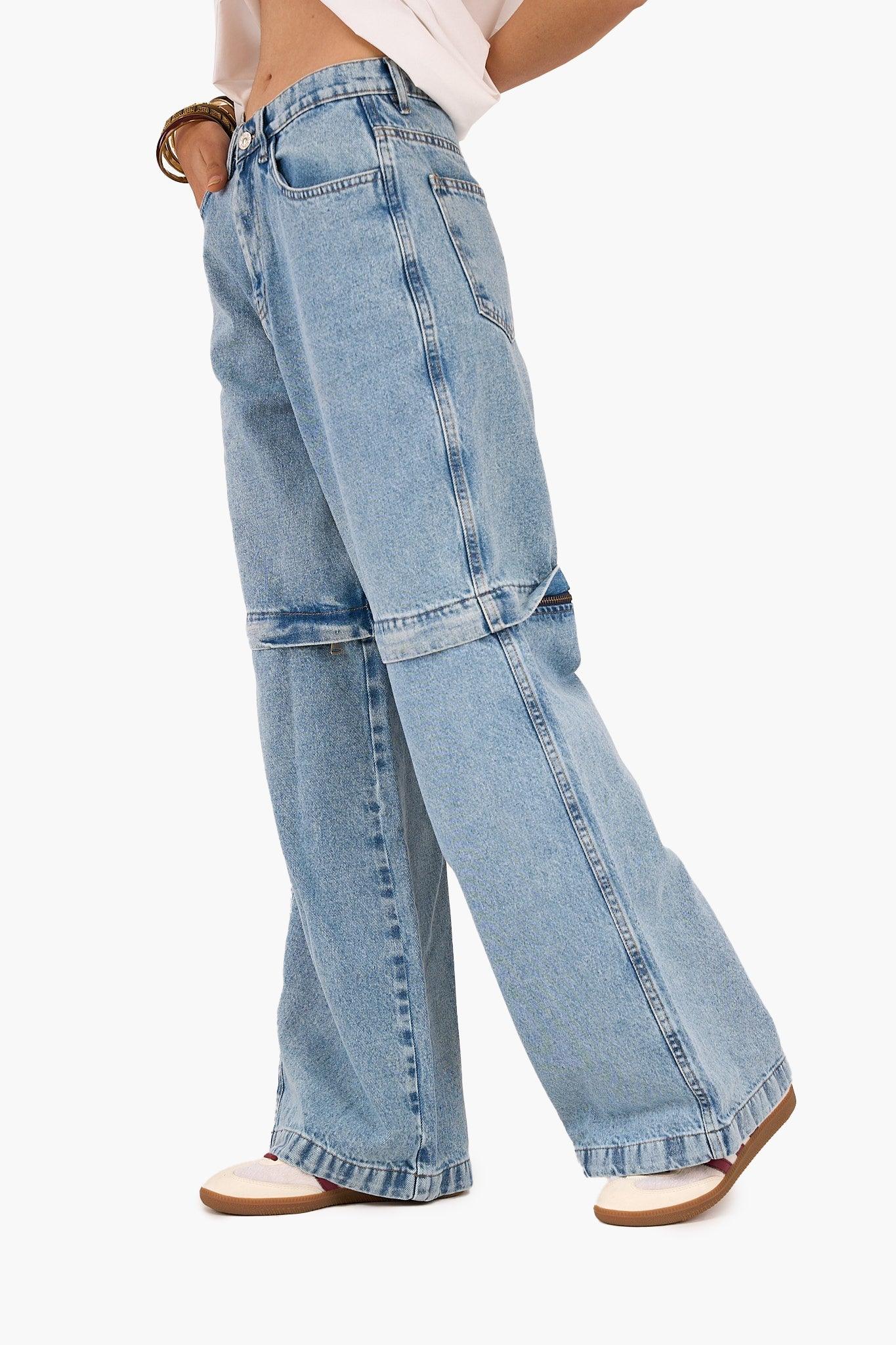 Clue - 2in1 Convertible Denim Pants 2