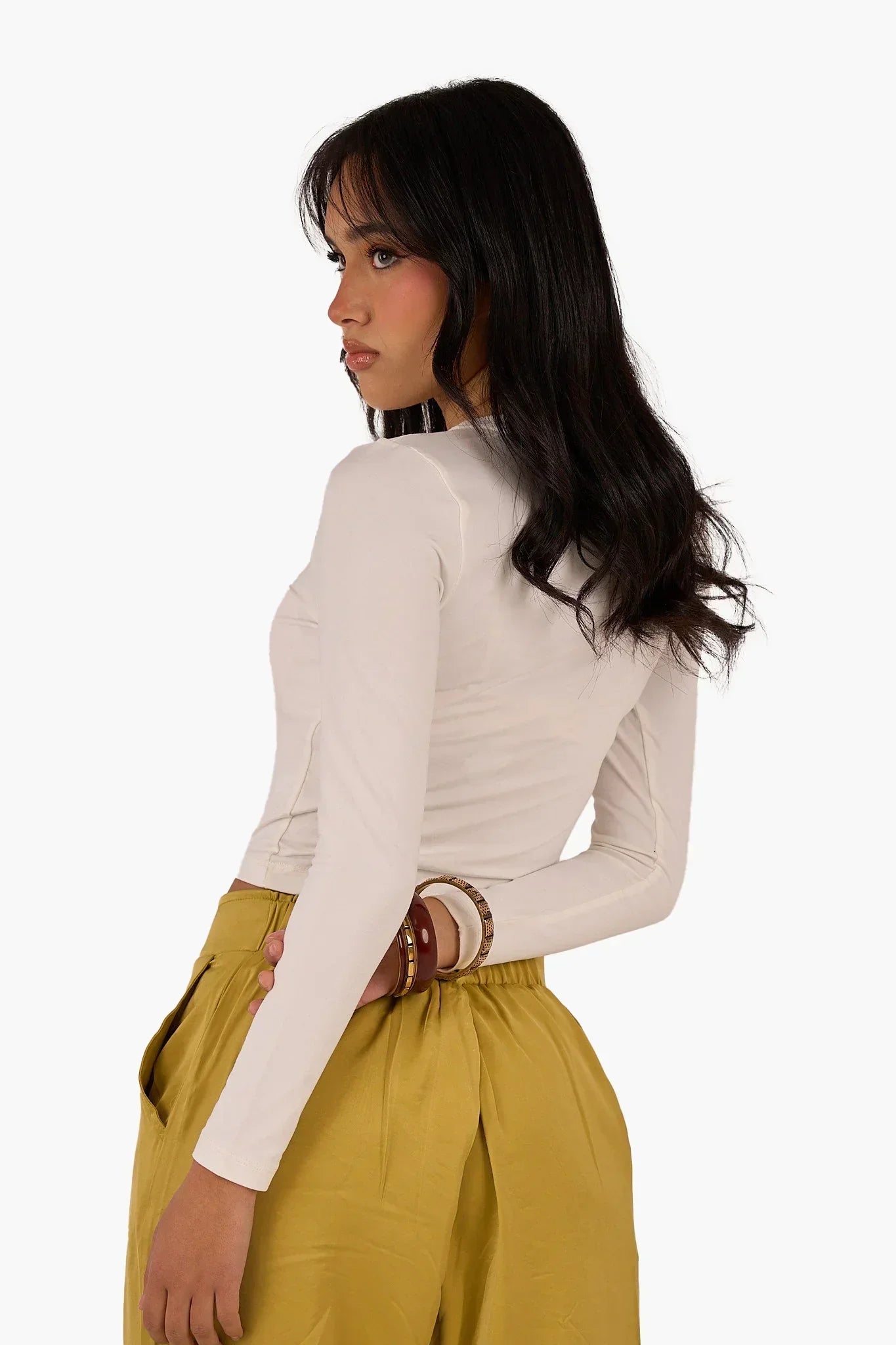 Clue - Long Sleeves Cropped Top 10