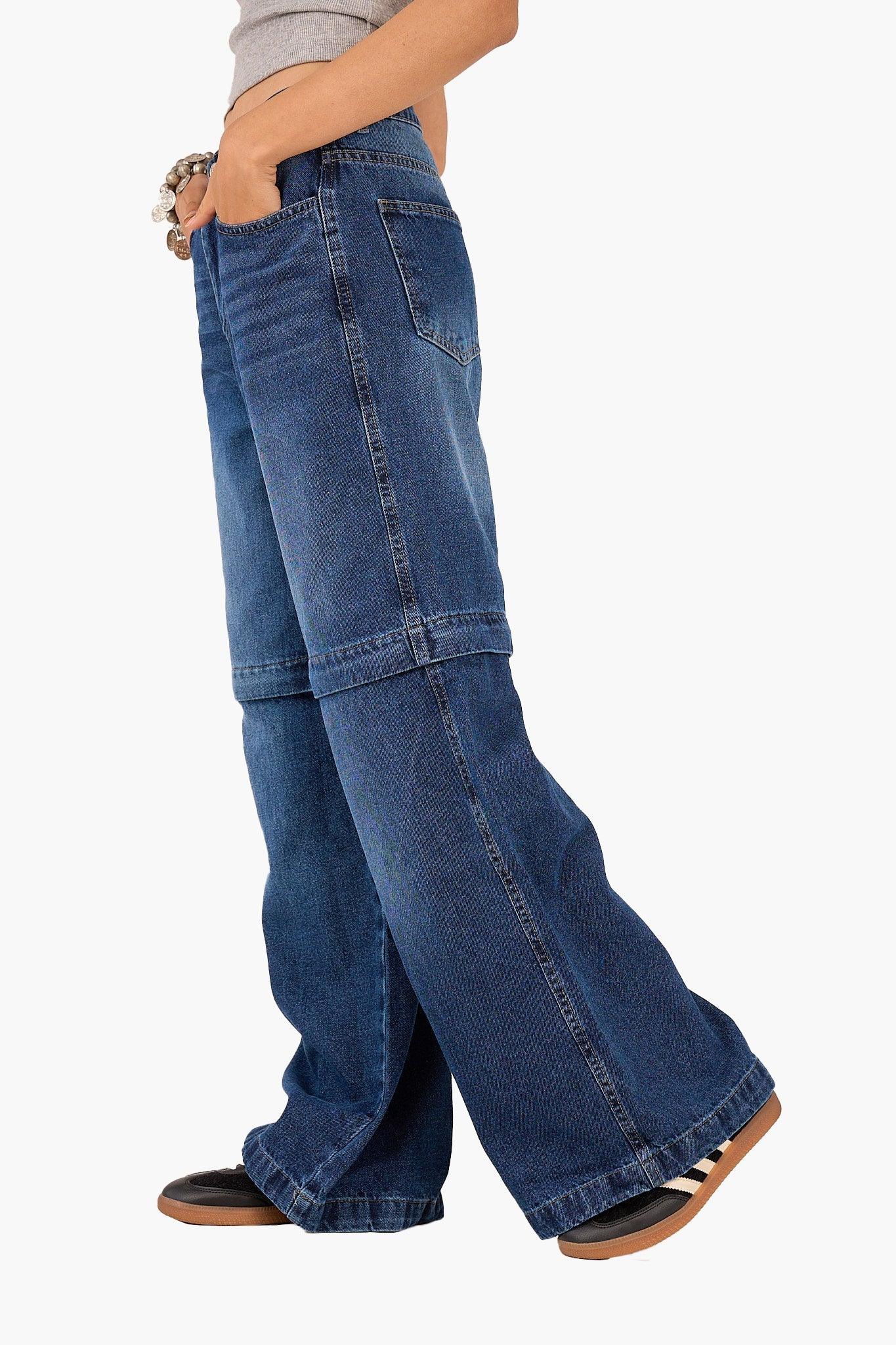 Clue - 2in1 Convertible Denim Pants 5