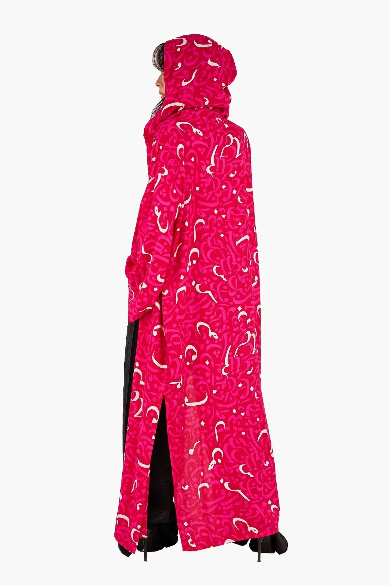 Clue - Arabic Letters Hooded Kimono 3