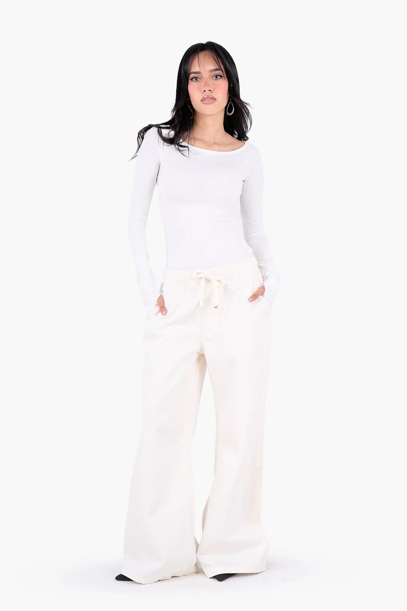 Clue - Cotton Plain Pants 5