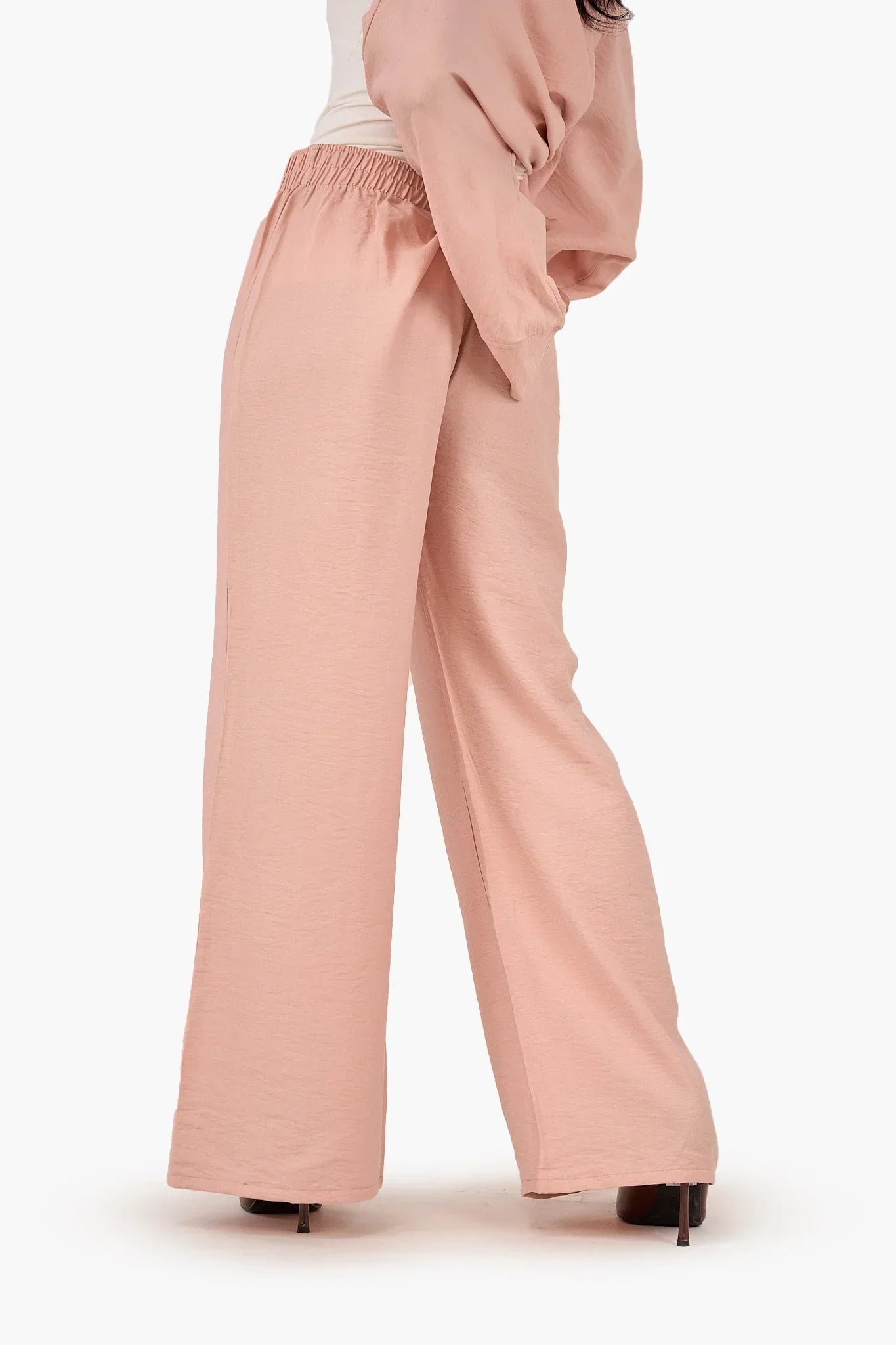 Clue - High Waist Straight Cut Pants 4