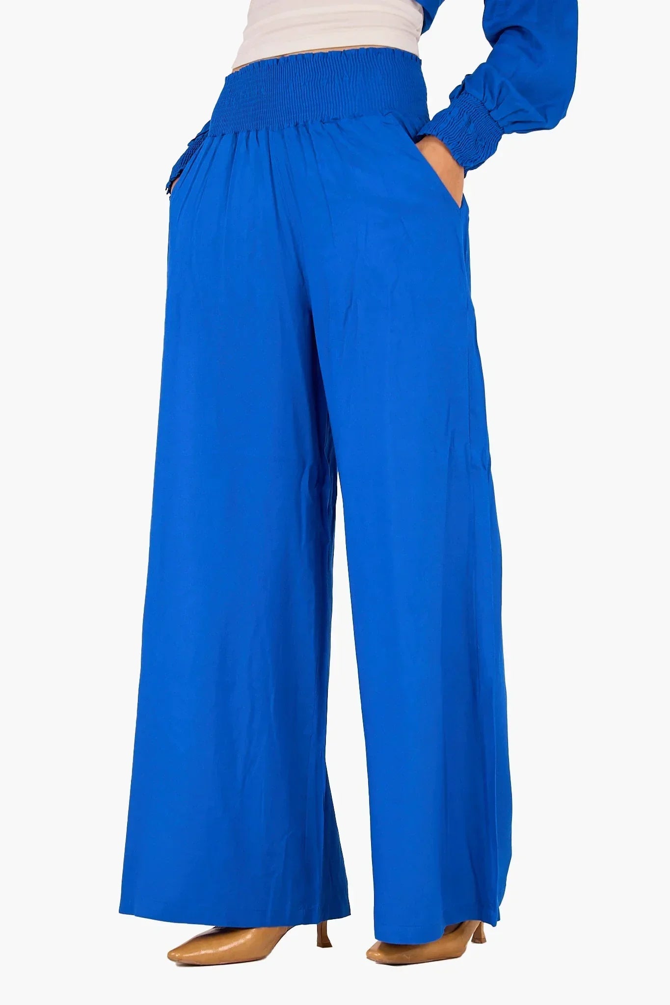 Clue - Tencel Wide Leg Pants 1
