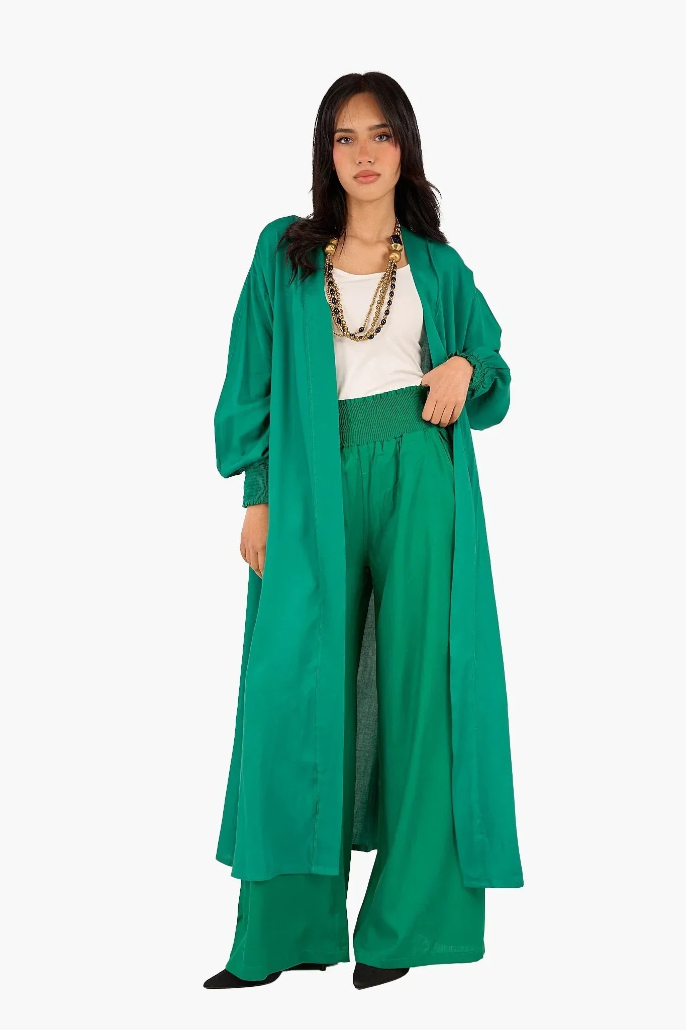 Clue - Tencel Wide Leg Pants 10