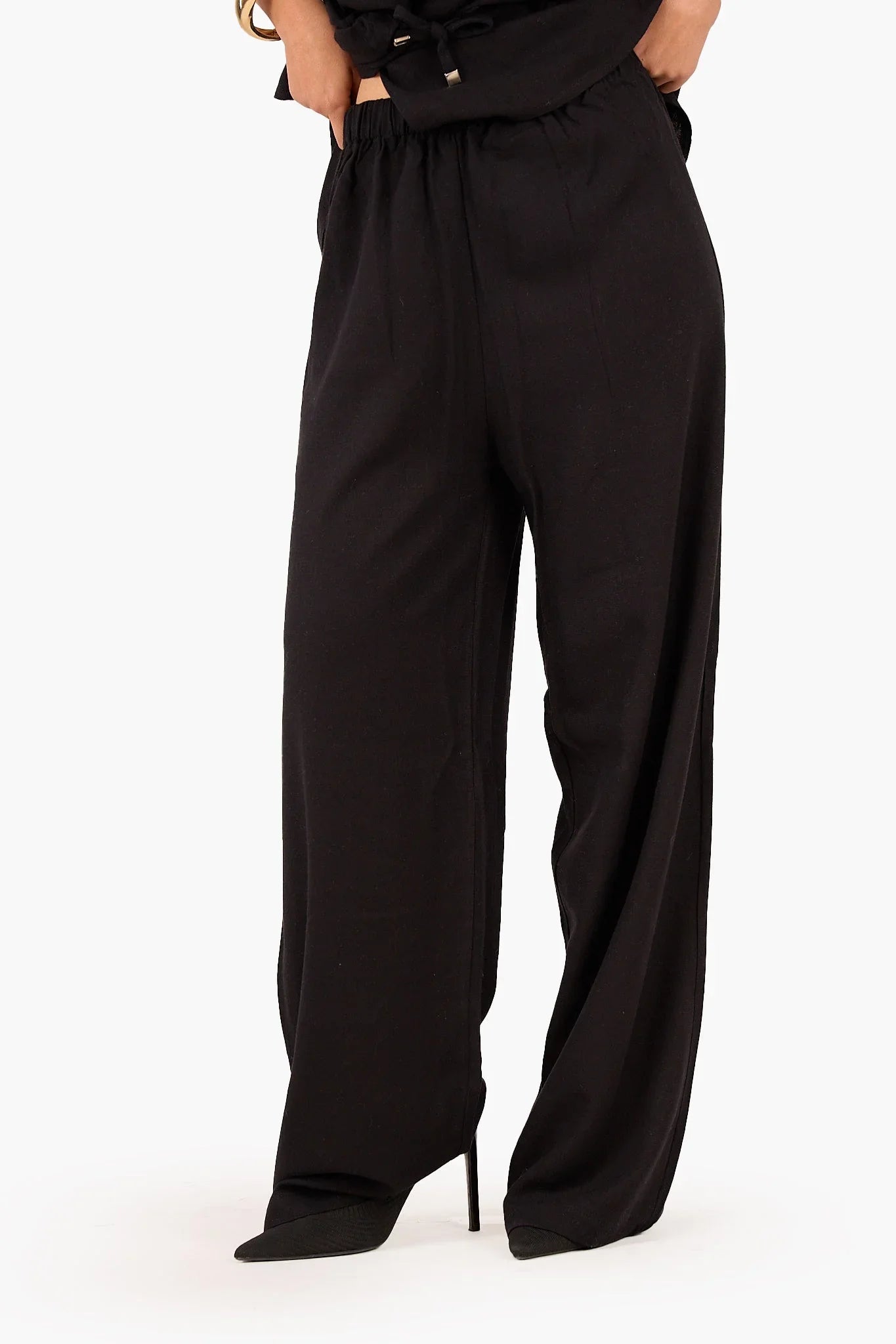 Clue - Mid Elastic Waist Pants 7