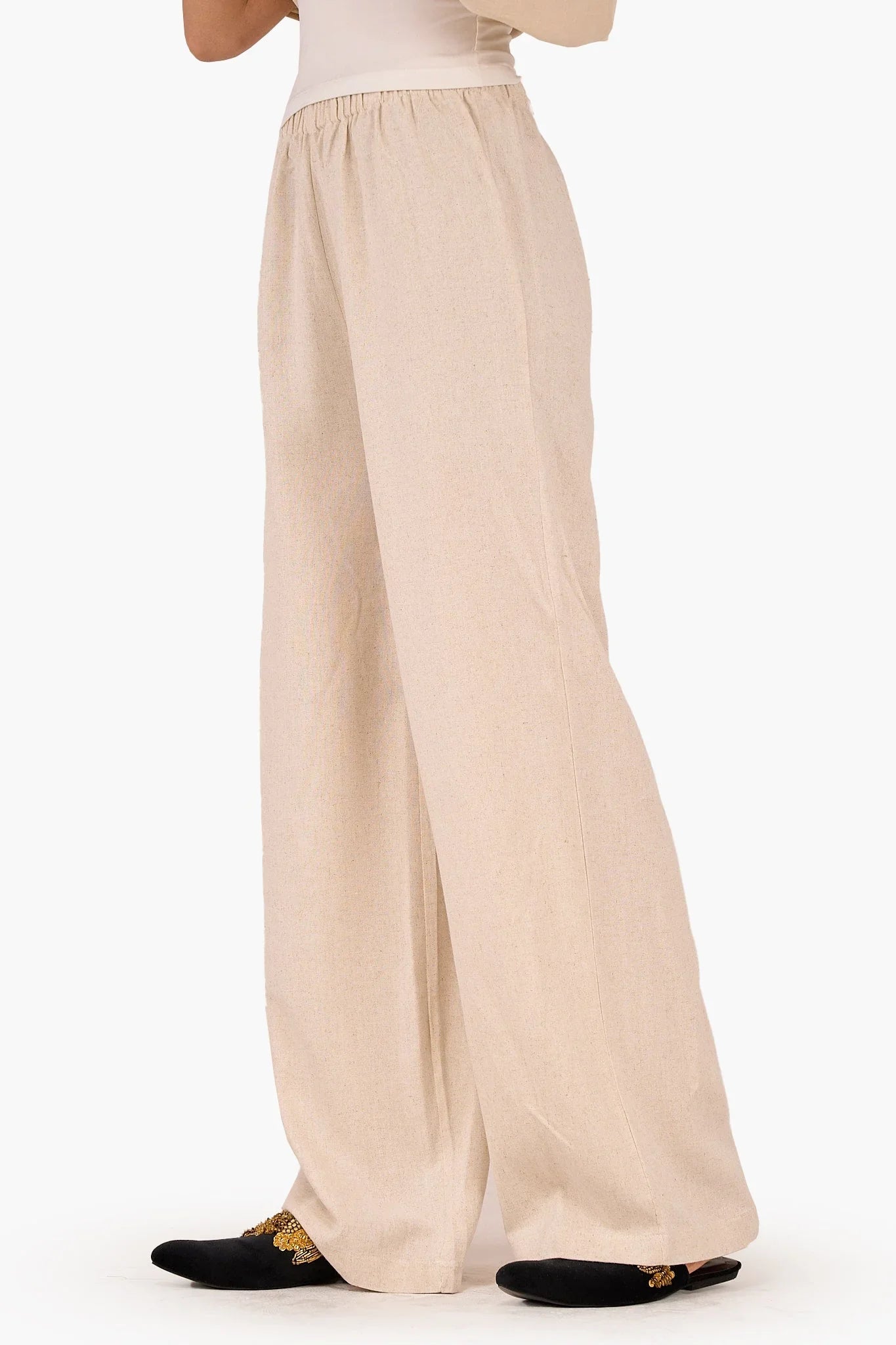 Clue - Mid Elastic Waist Pants 3