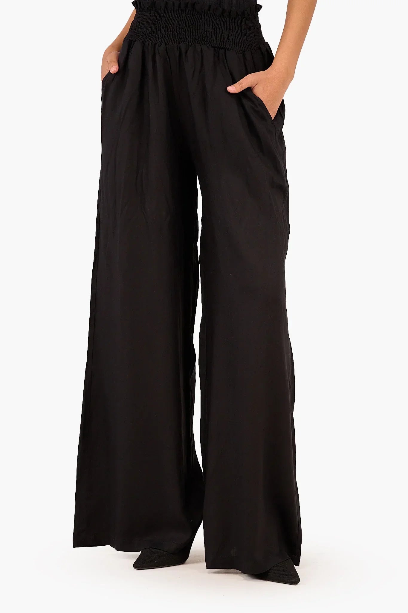 Clue - Tencel Wide Leg Pants 8