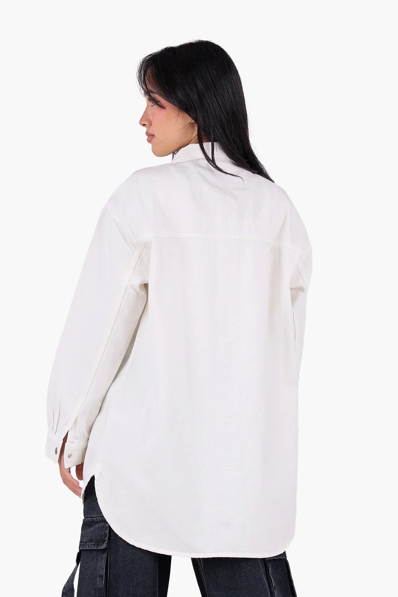 Clue - Relaxed Fit Cotton Shirt 8