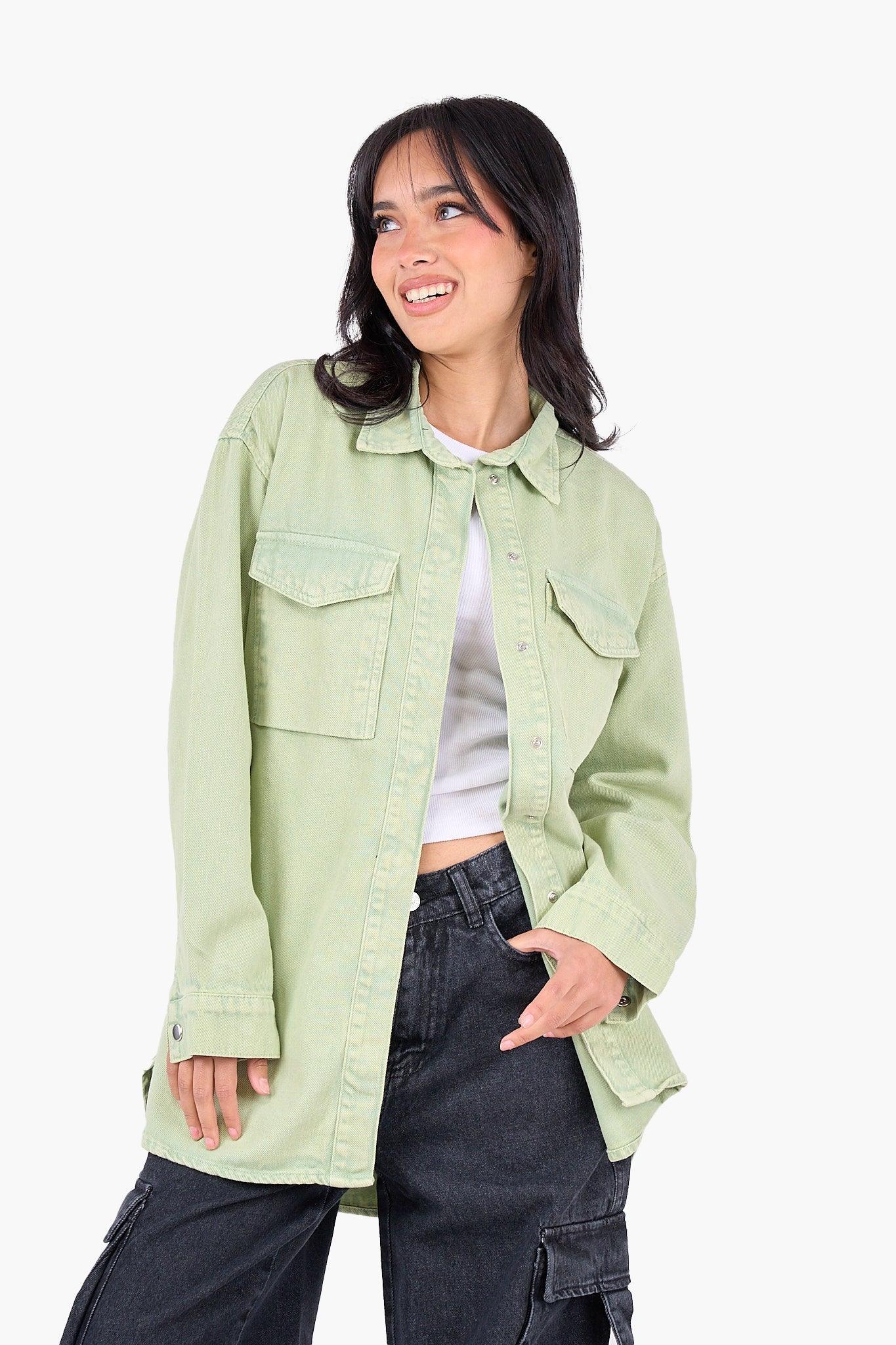 Clue - Relaxed Fit Cotton Shirt 2
