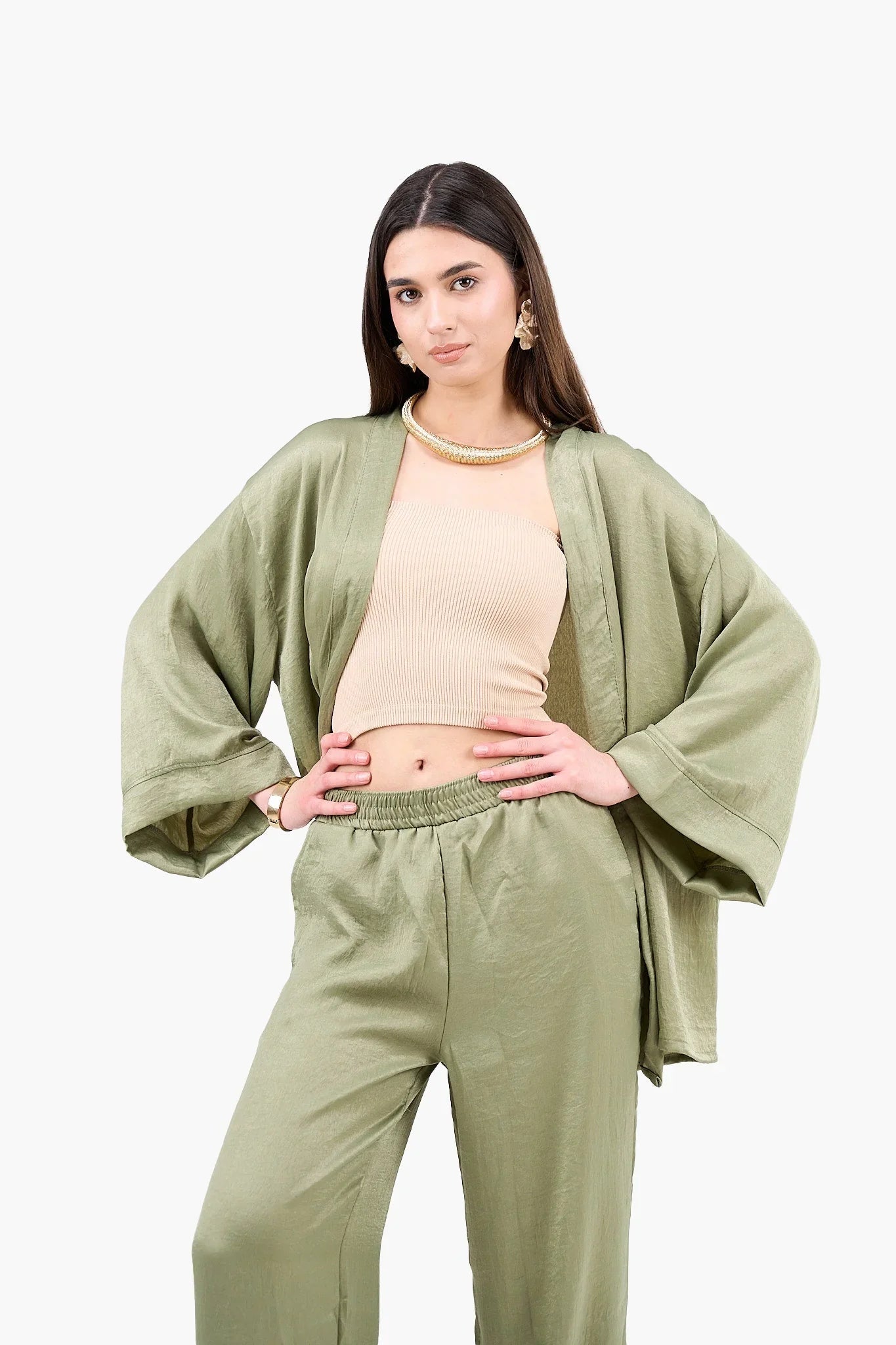 Clue - Classic Solid Kimono 2